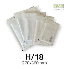   Légpárnás Boríték (buborékos boríték) H/18 Fehér  270x360 mm