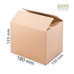  Kartondoboz 180x130x125 mm - 3 rétegű papírdoboz - B hullám