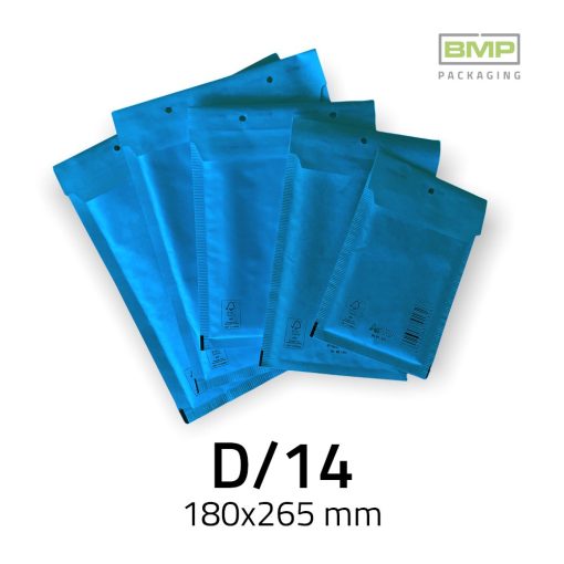 Légpárnás Boríték (buborékos boríték) D/14 Kék 180x265 mm