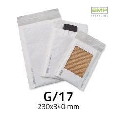  Légpárnás boríték (100% papír alapú) G/17 fehér 230X340 mm