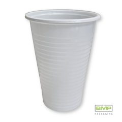 Műanyag pohár, fehér - 160 ml